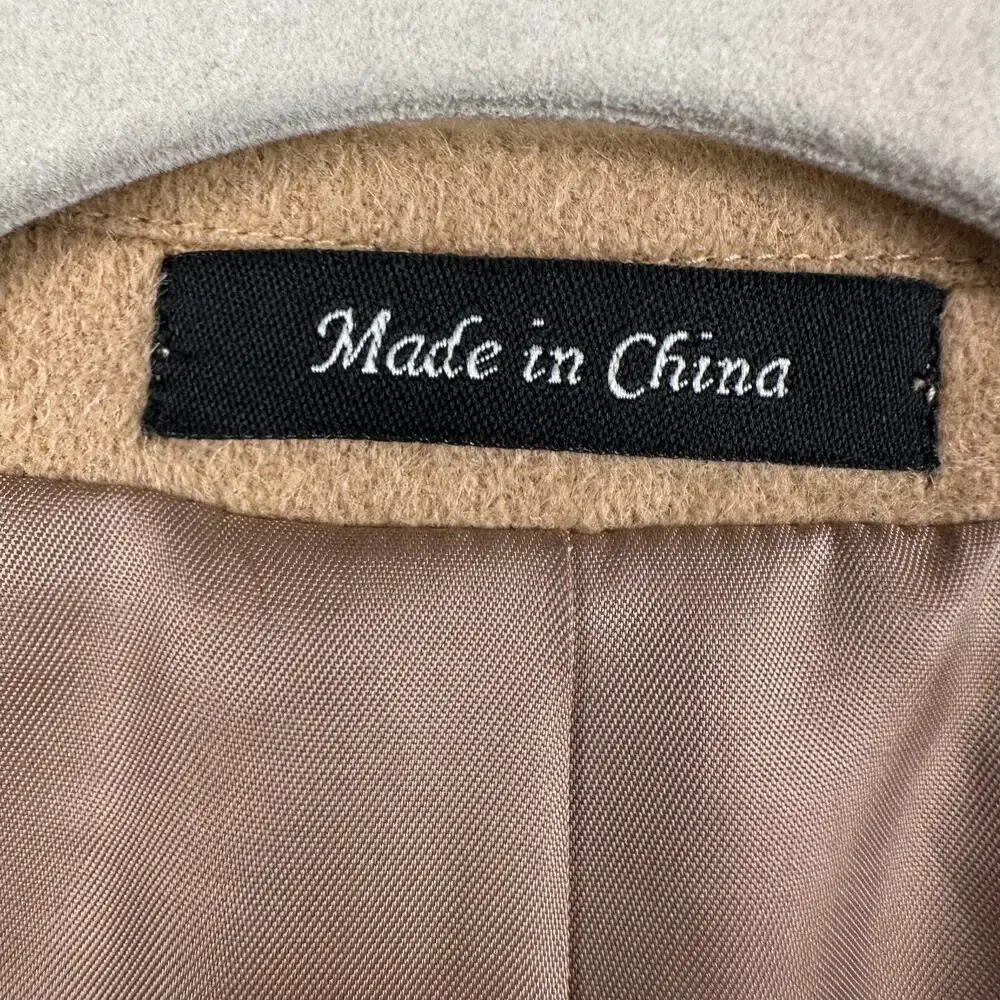 NEW CHAPS Men's Blazer Jacket 100% Camel Hair 2 Button Tan 46R Quiet Luxury